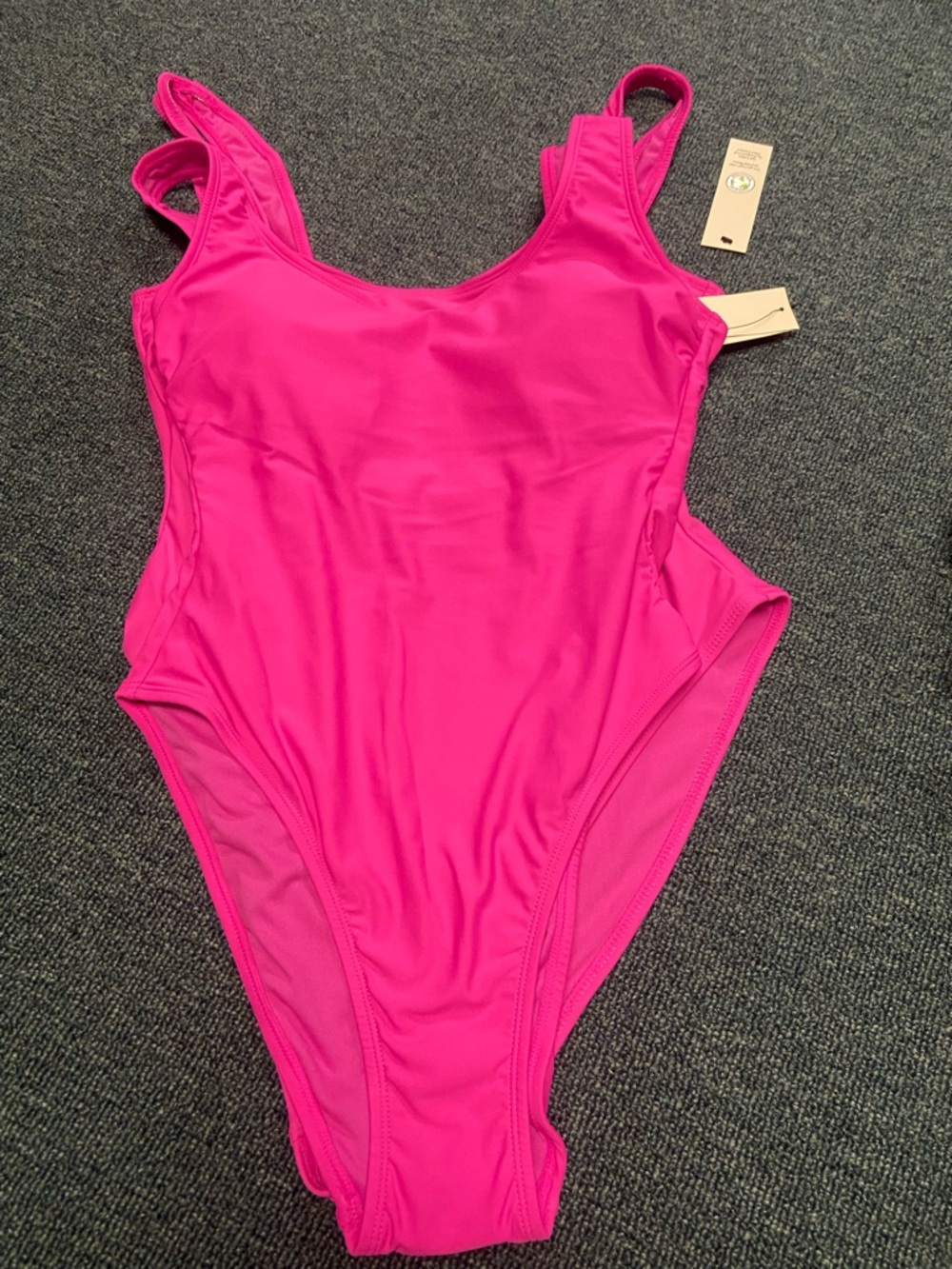 No Boundaries Hot Pink One-Piece Swim Suit